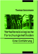 Verhaltensbiologische Forschungsmethoden: Eine EinfŸhrung