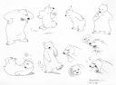 Bear model sheet